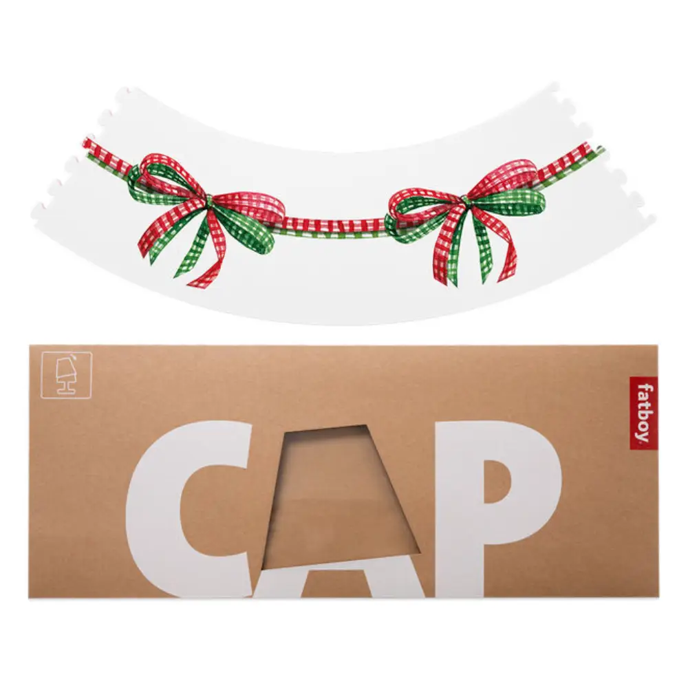 Xmas cooper cappie lampunvarjostin bow wow