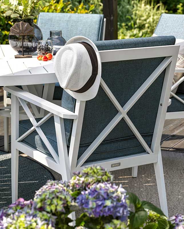 Sottenville käsinojallinen tuoli valkoinen Brafab