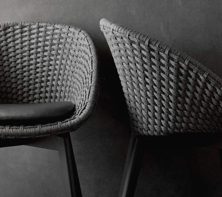 Peacock ruokapöydän tuoli Soft köysi Indoor