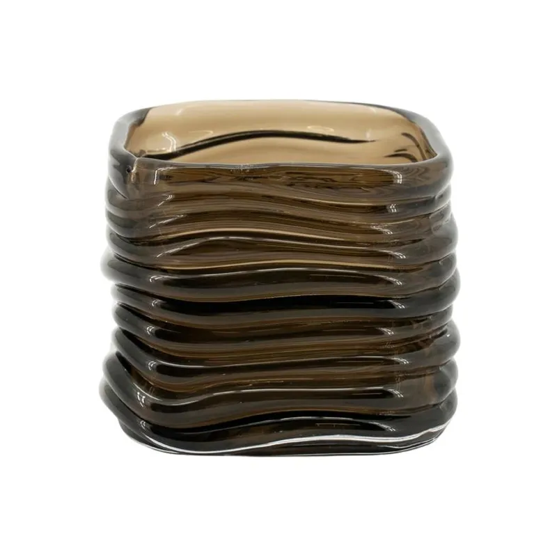 Rizo small 10x10x8 cm Lasi Ruskea