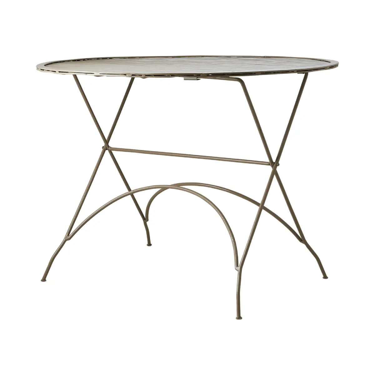 BORNHOLM Pöytä Beige Ø61xH50 cm