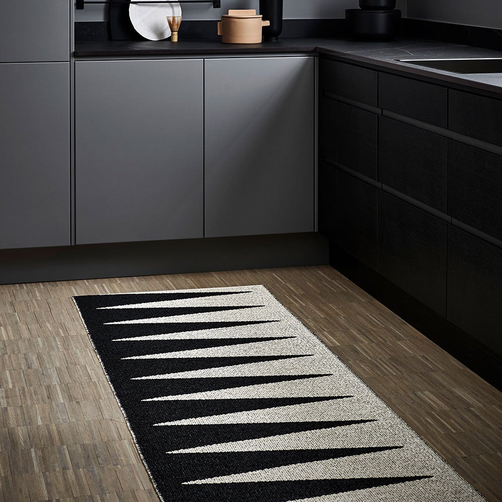 Vivi matto 70x150 cm black / vanilla 