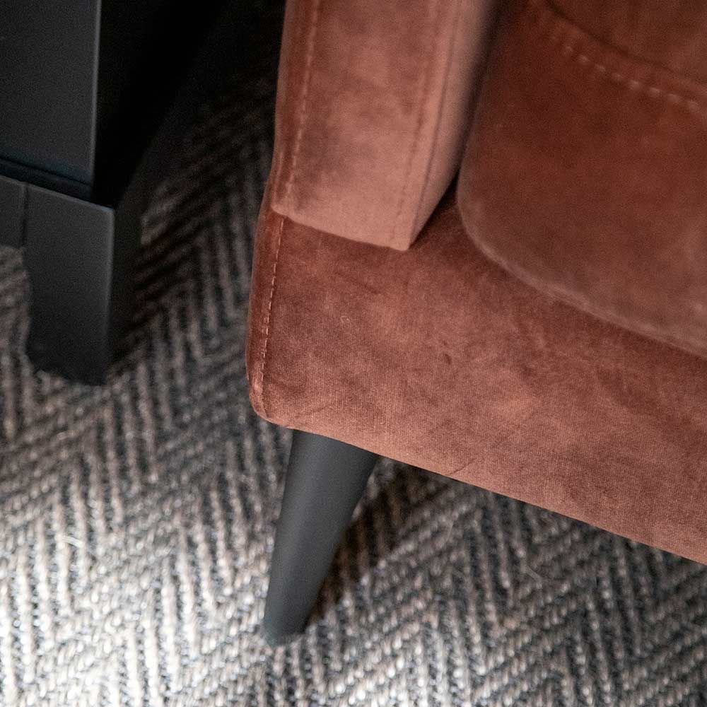 Andorra Nojatuoli Velvet Hazel