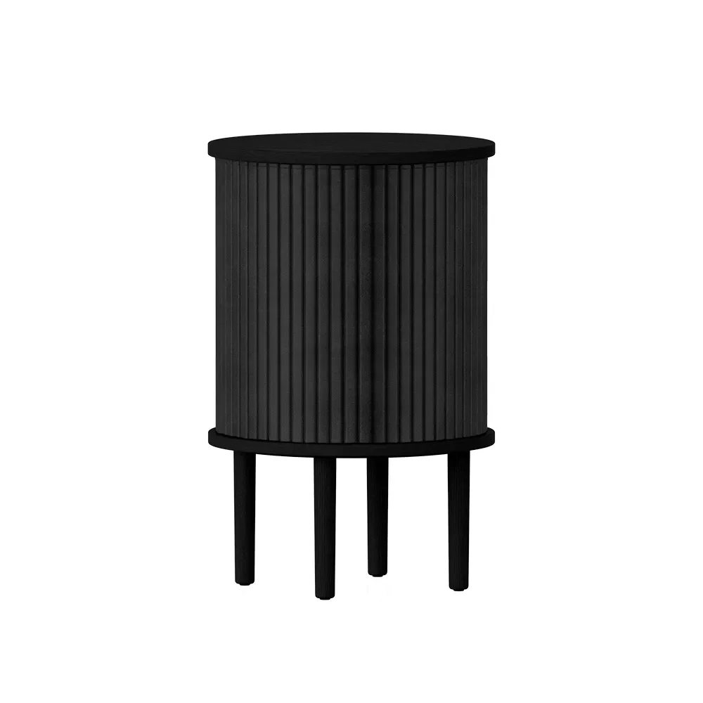 Audacious sivupöytä, musta tammi/Charcoal