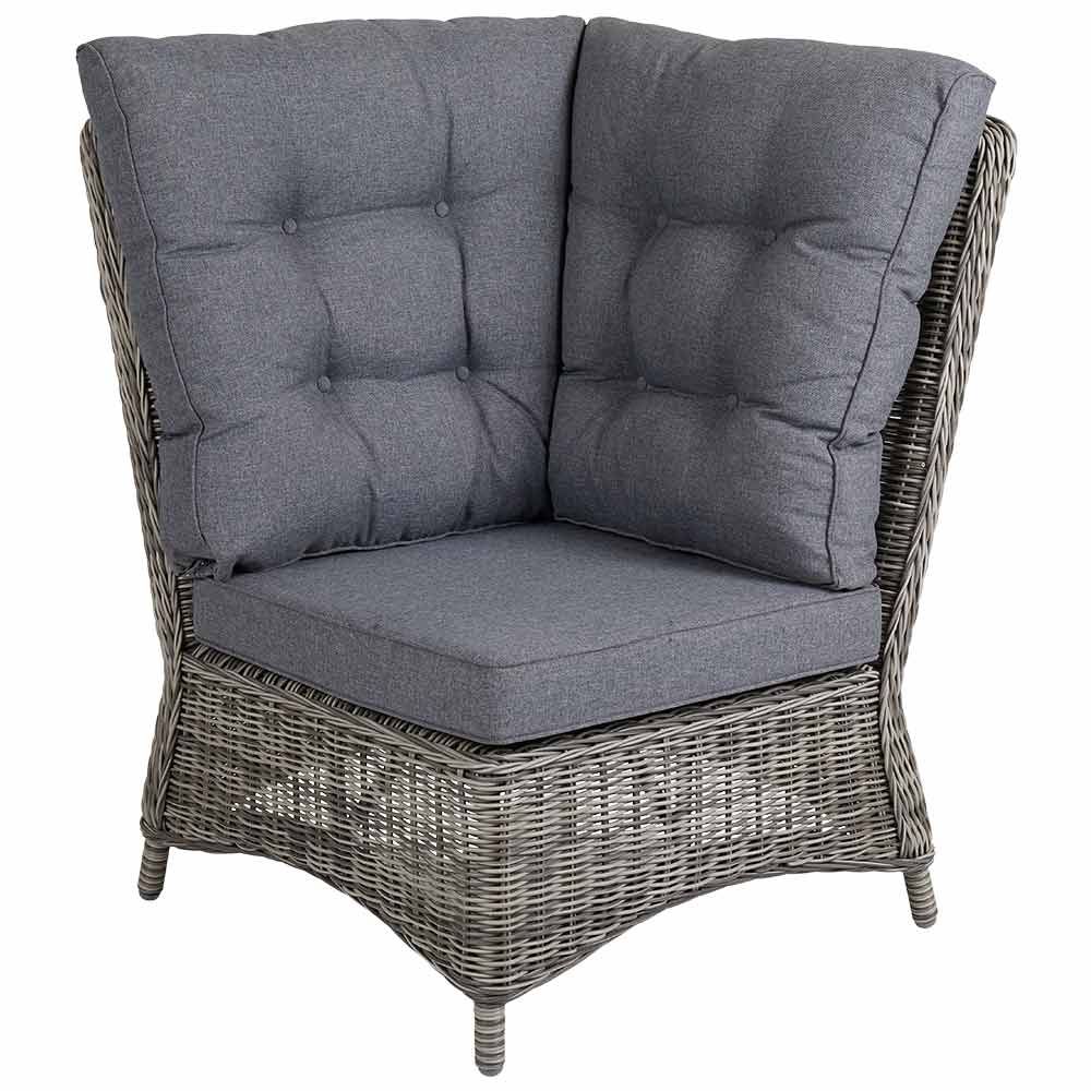 Rosita kulmaosa harmaa/harmaa Brafab