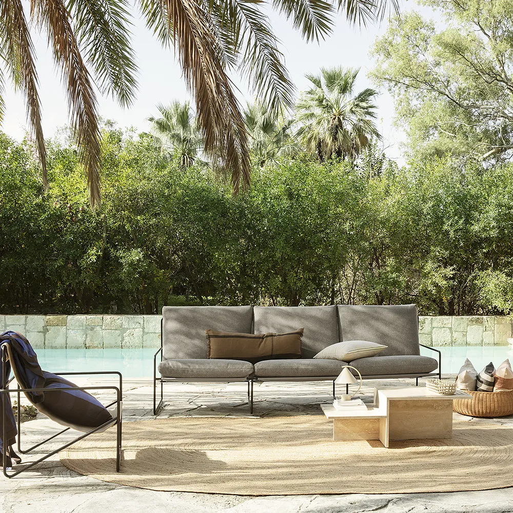 Desert 3-istuttava sohva Black/Dark Sand