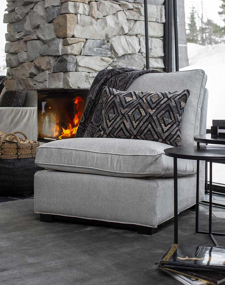 Town nojatuoli True Grey Artwood