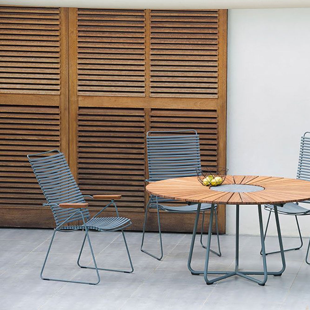 Click käsinojallinen tuoli korkea hiekka/bambu