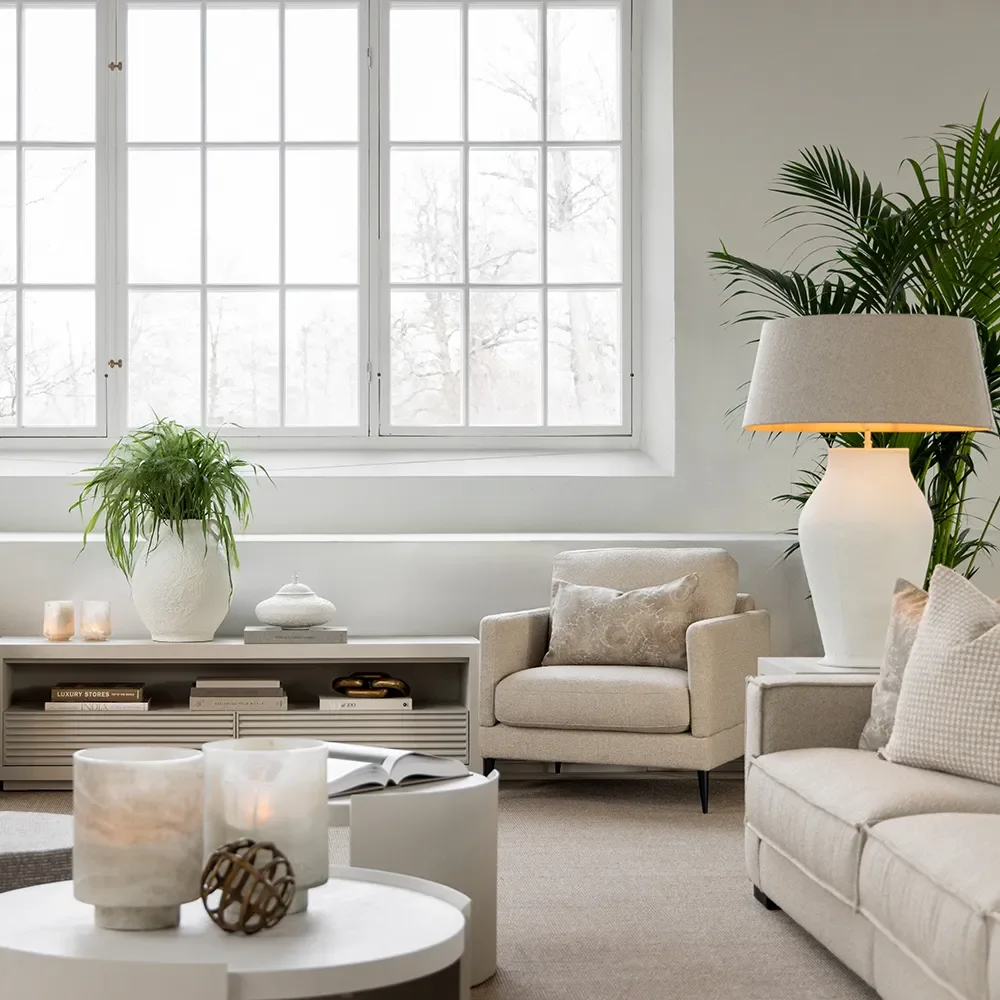 FIORA Pöytävalaisin-Ivory