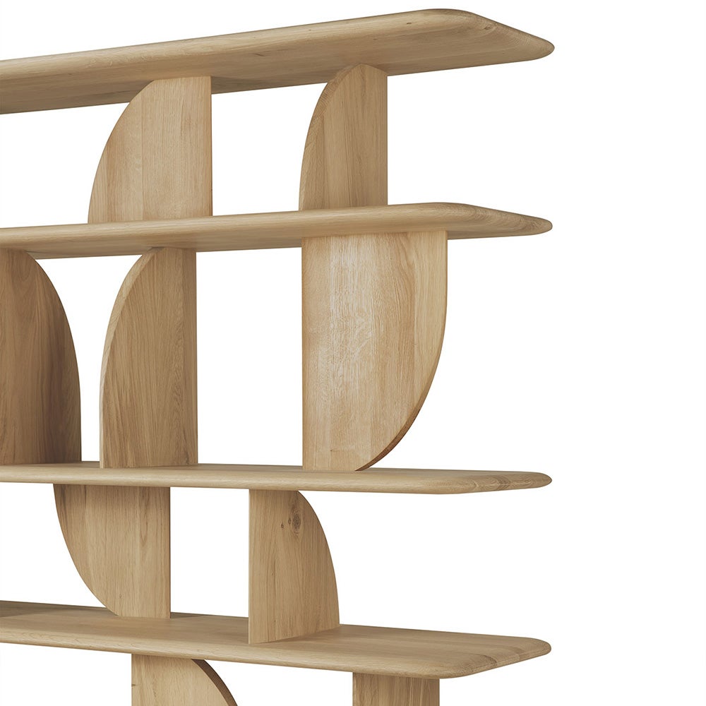 Geometric Hylly tammi 210x35x130 cm