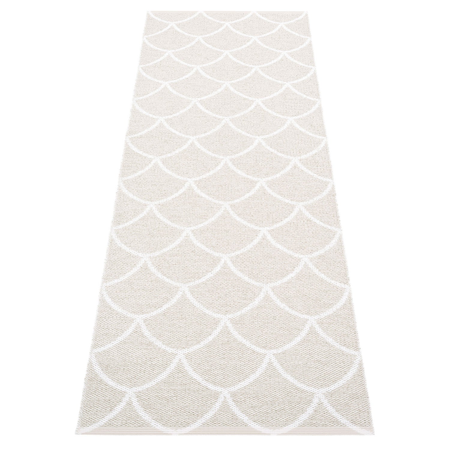 Kotte matto 70x225 cm fossil grey / white 