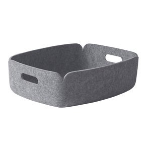 Restore Tray Säilytysalusta 28 x 15.5 cm - Grey Mélange Muuto