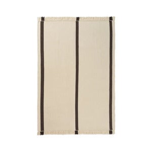 Calm Kelim Matto 140x200 cm - Off-white/Coffee