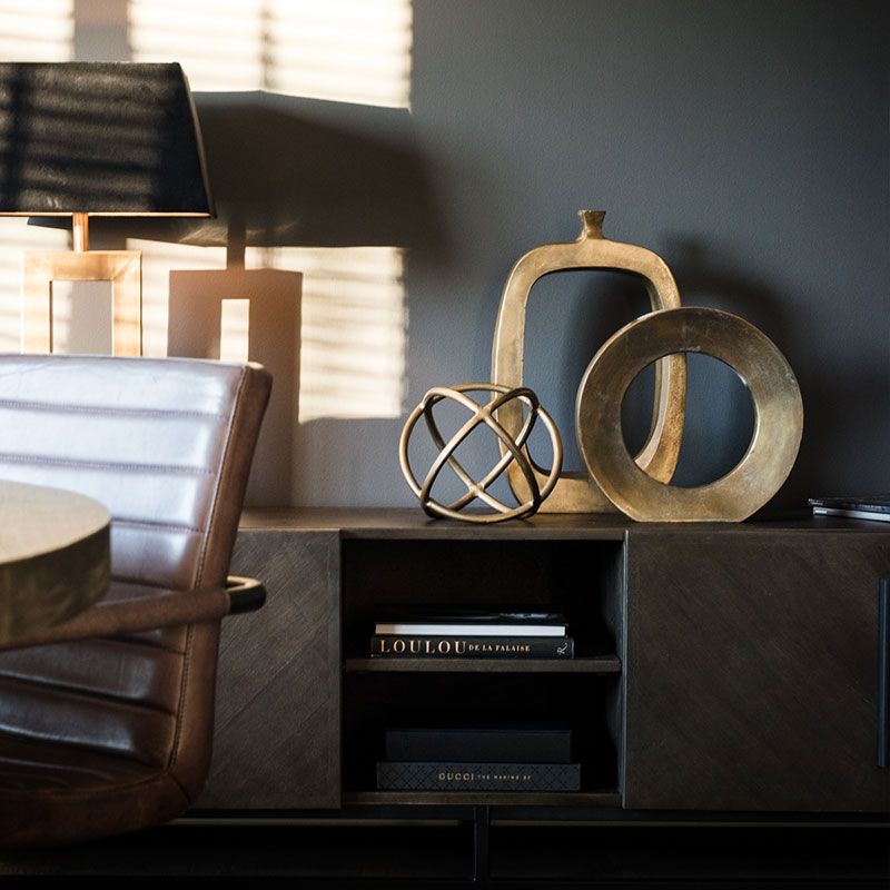 Gino M koriste Vintage Brass Artwood