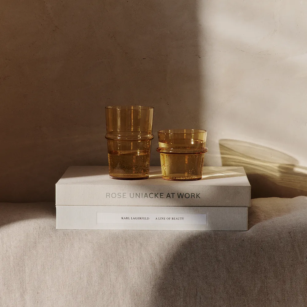 Boya Juomalasi 2 kpl - Yellow