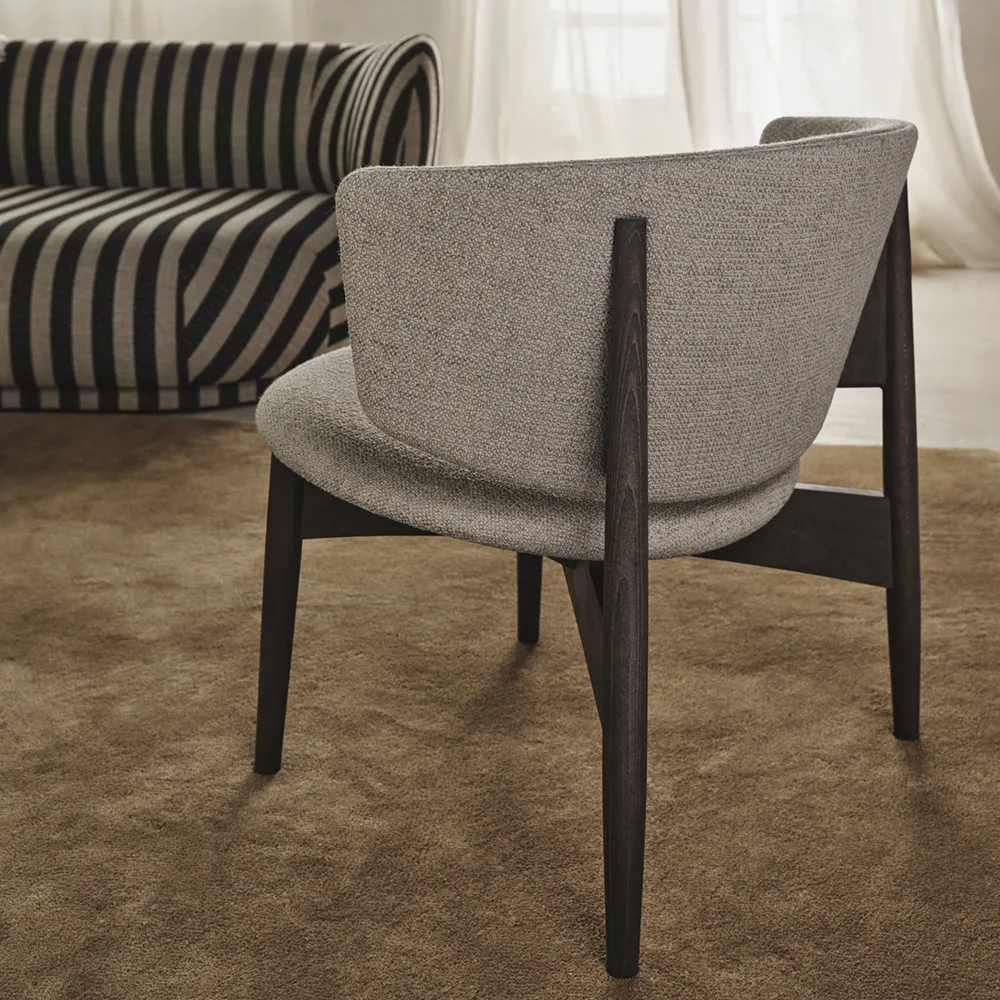 Herman Lepotuoli Boucle - Beech/Sand