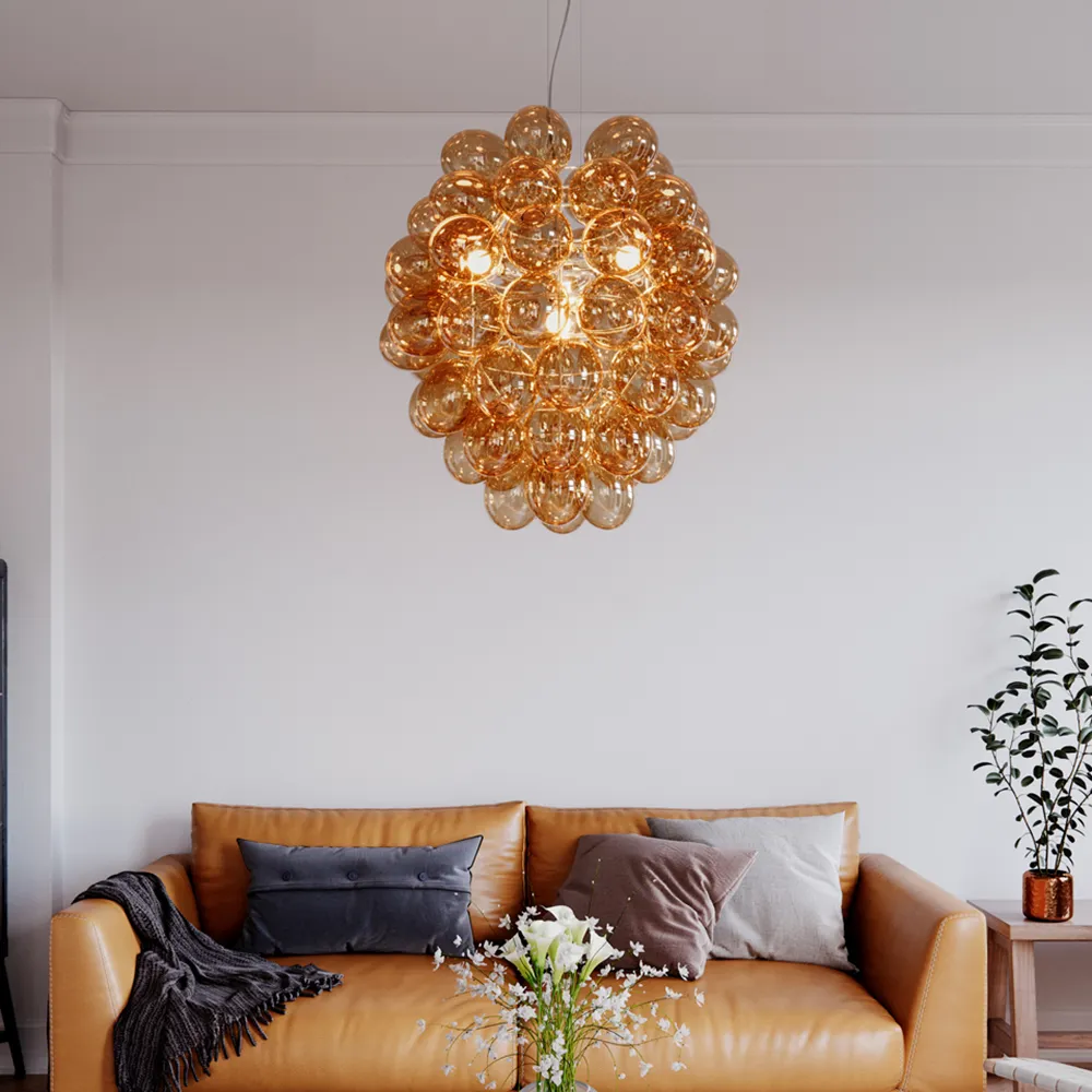 Deluxe kattokruunu Ø64cm Konjakki