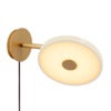 Asteria Wall Lyhyt seinävalaisin Ø15 cm Pearl White