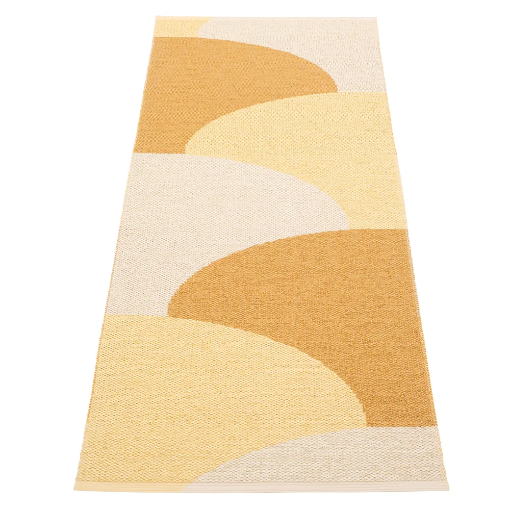 Hill matto Ochre/Pale yellow/Cream 70 x 180cm