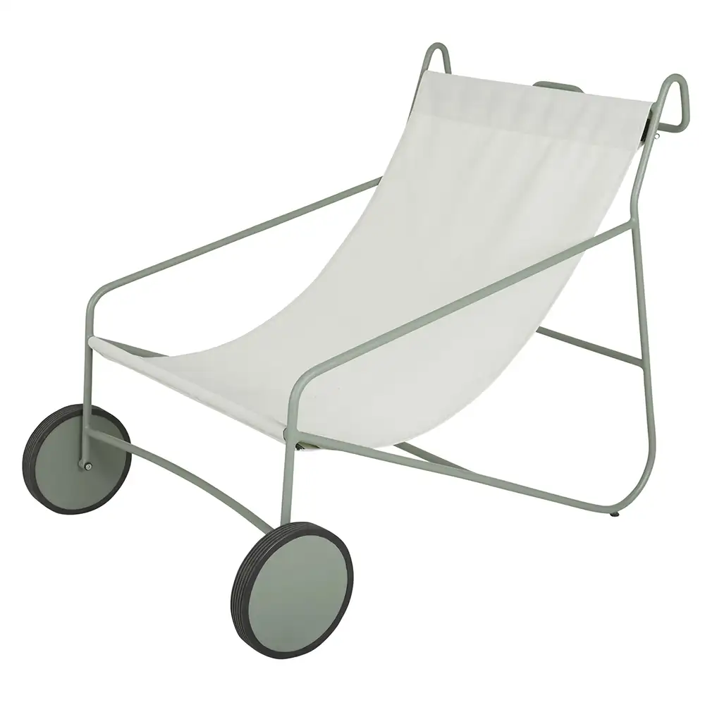 Poul nojatuoli dusty green Brafab