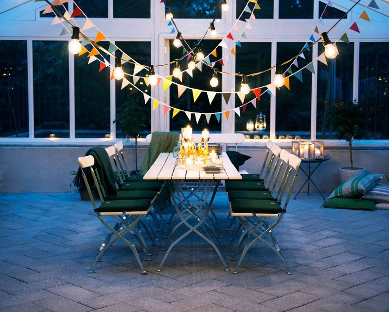 Puutarhapöytä 70 x 110 cm valkoinen tammi Grythyttan Stålmöbler 