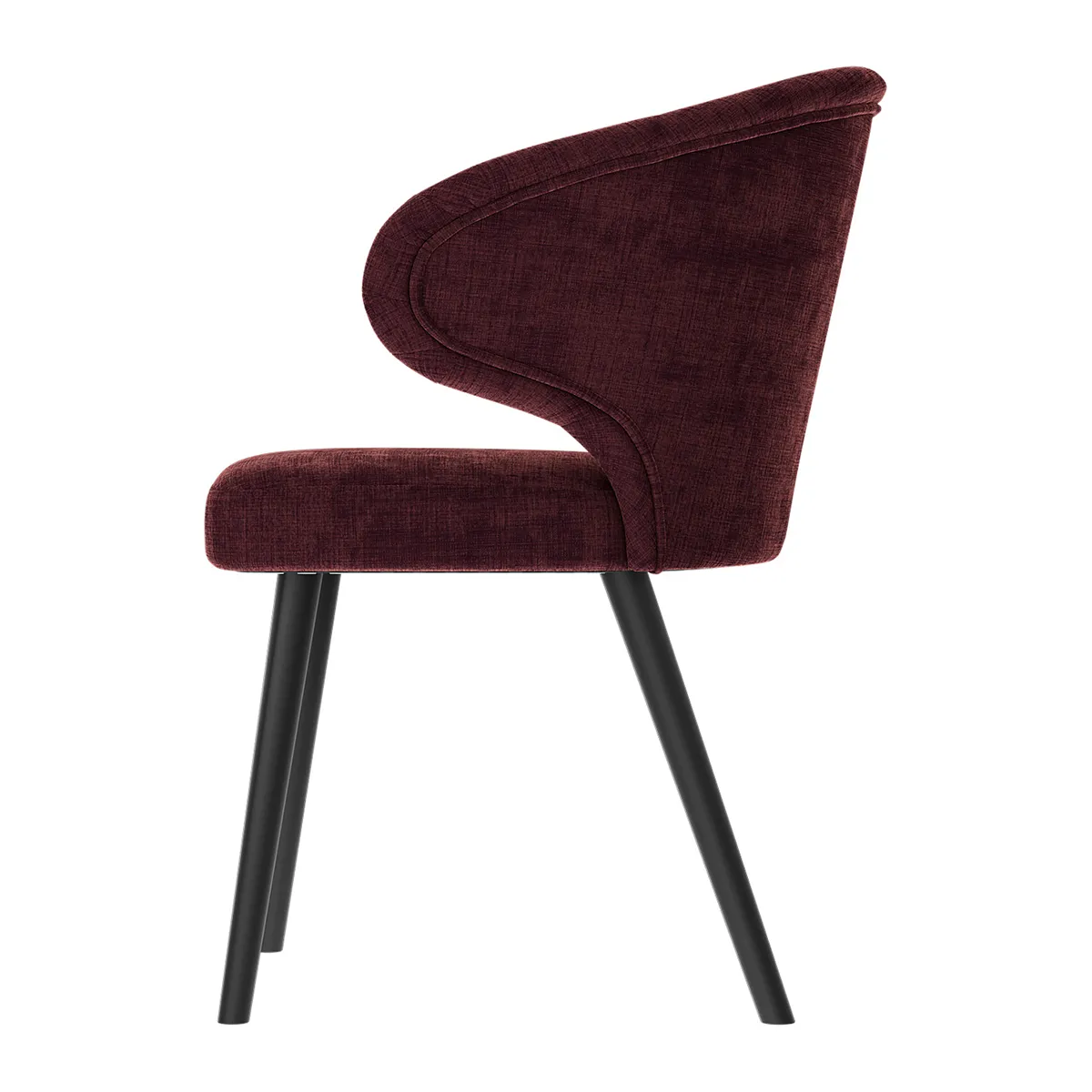 Arkansas ruokatuoli Gabby burgundy