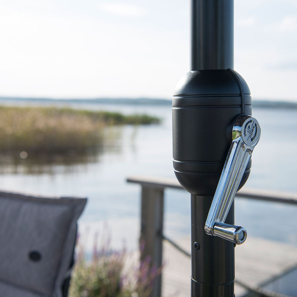 Aurinkovarjo 300 cm beige alumiini 