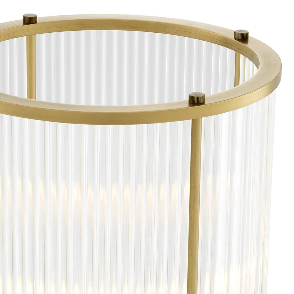 Hurricane Mayson L Antique Brass Tuikkulyhty