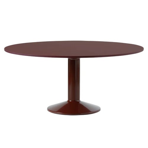 Midst ruokapöytä 160 cm - Dark Red Linoleum Dark Red