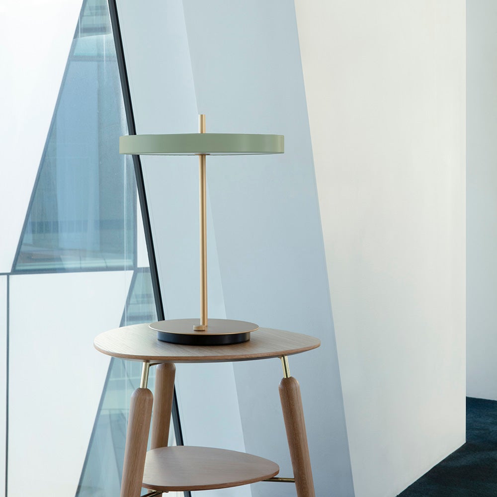 Asteria table Pöytävalaisin Ø 31 cm Nuance Olive