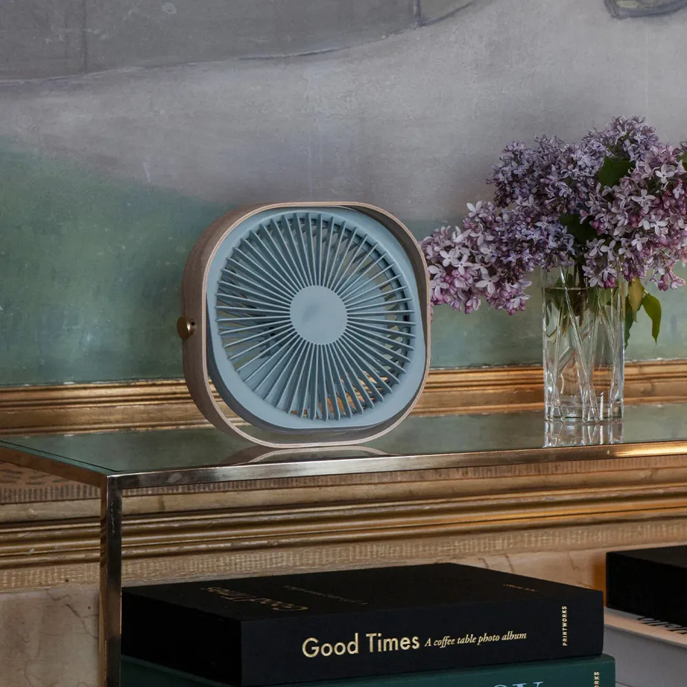 Table fan Fantastic Wood/Dusty Blue