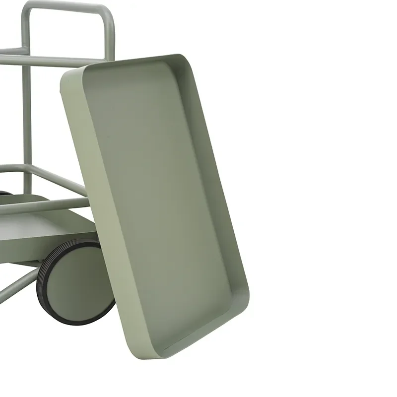 Trolly tarjoiluvaunu  Dusty green