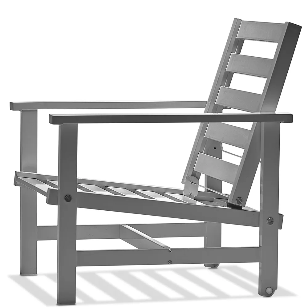 Nojatuoli Alumiini harmaa 