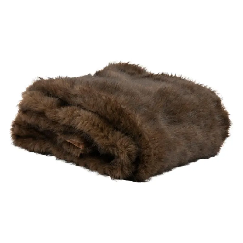 Foxy Fox Torkkupeitto 170x130 cm Polyesteri dark brown