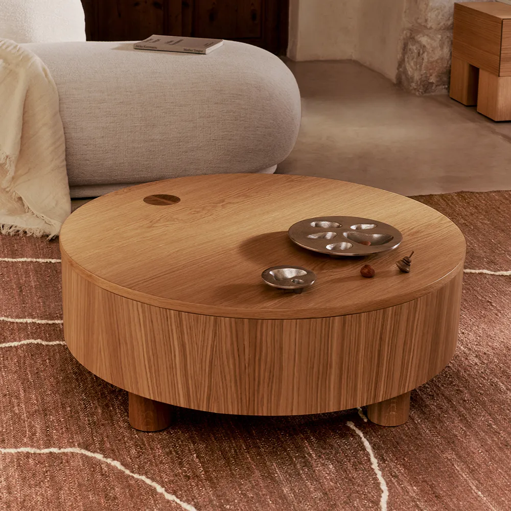 Käsinkudottu Matto Juutti Gesso Terracotta 170x240 cm