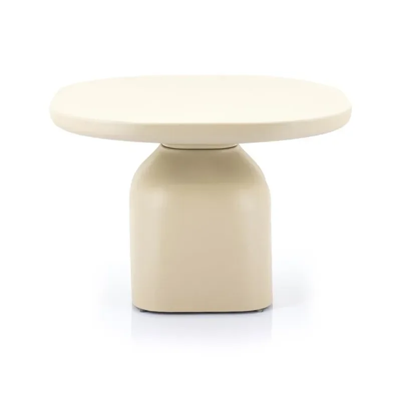 Coffee Squand large pöytä 60x60x41 cm/base dia.29 alumiini beige