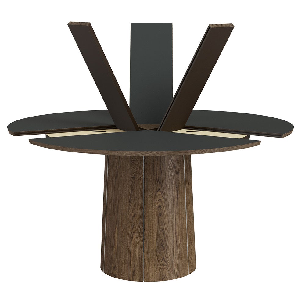 Sm33 Pöytä Pähkinäpuu Lakkaus/Musta Nanolaminaatti