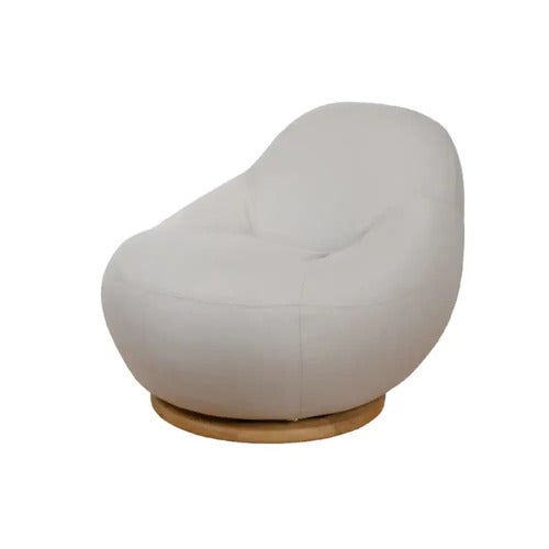 Gem lounge tuoli m/teak kääntölaakeri Sand, AirTouch