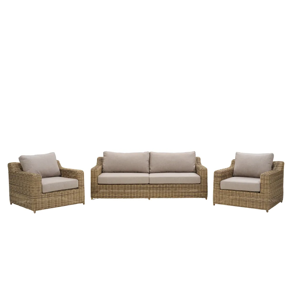 Glendon 3-paikkainen sohva  Rustic / Beige