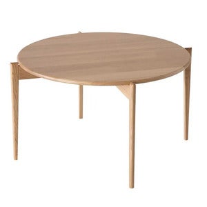 Tilia sohvapöytä Ø88 cm Lakattu tammi