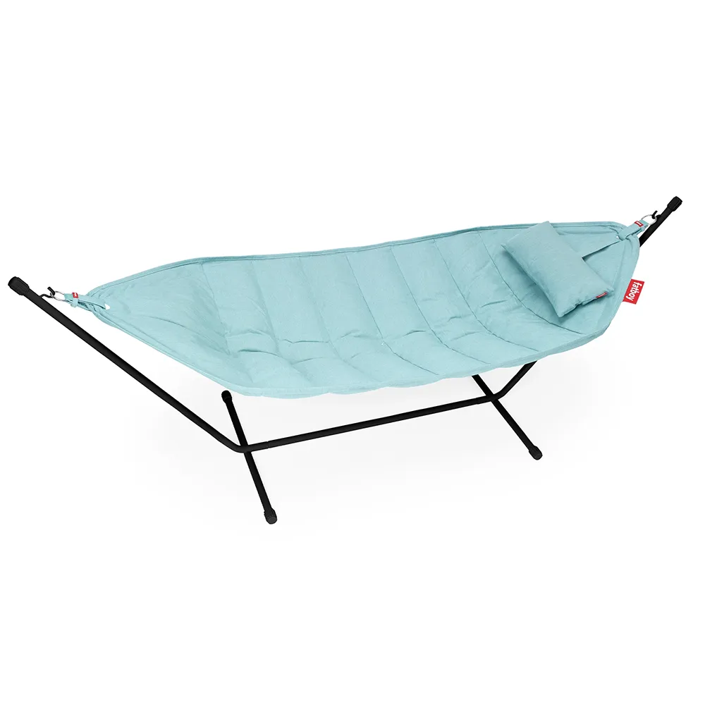 Headdemock superb pacific blue incl. pillow & rack black
