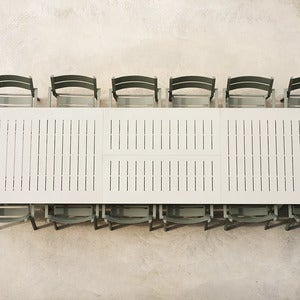 Lomma ruokapöytä 100x260-380 cm Light grey