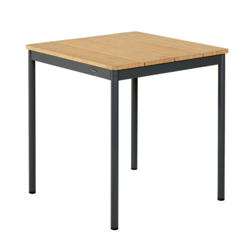 Nox Bistro pöytä 70x70 - Bambu//Anthracite