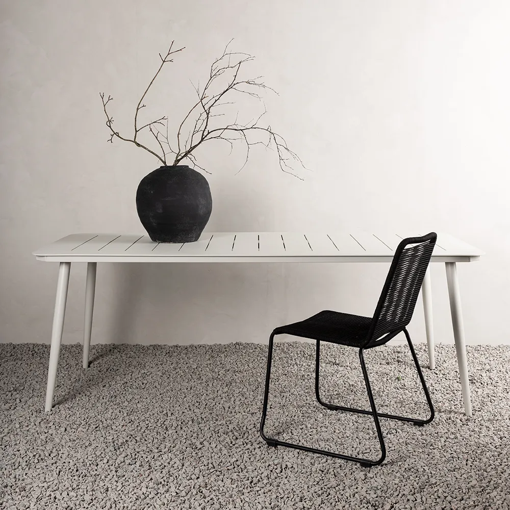 Lina ruokapöytä 90x200 cm Beige 