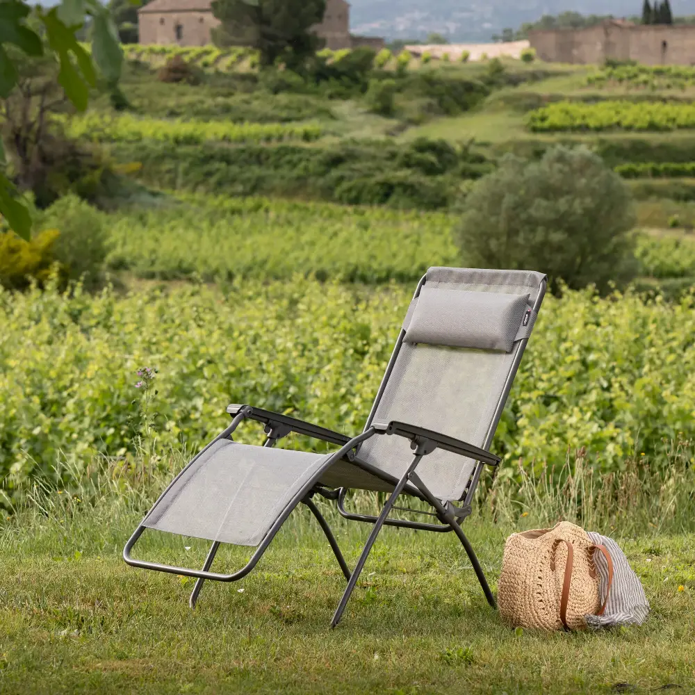 Lafuma R clip Sunbed Terre Tube Titane