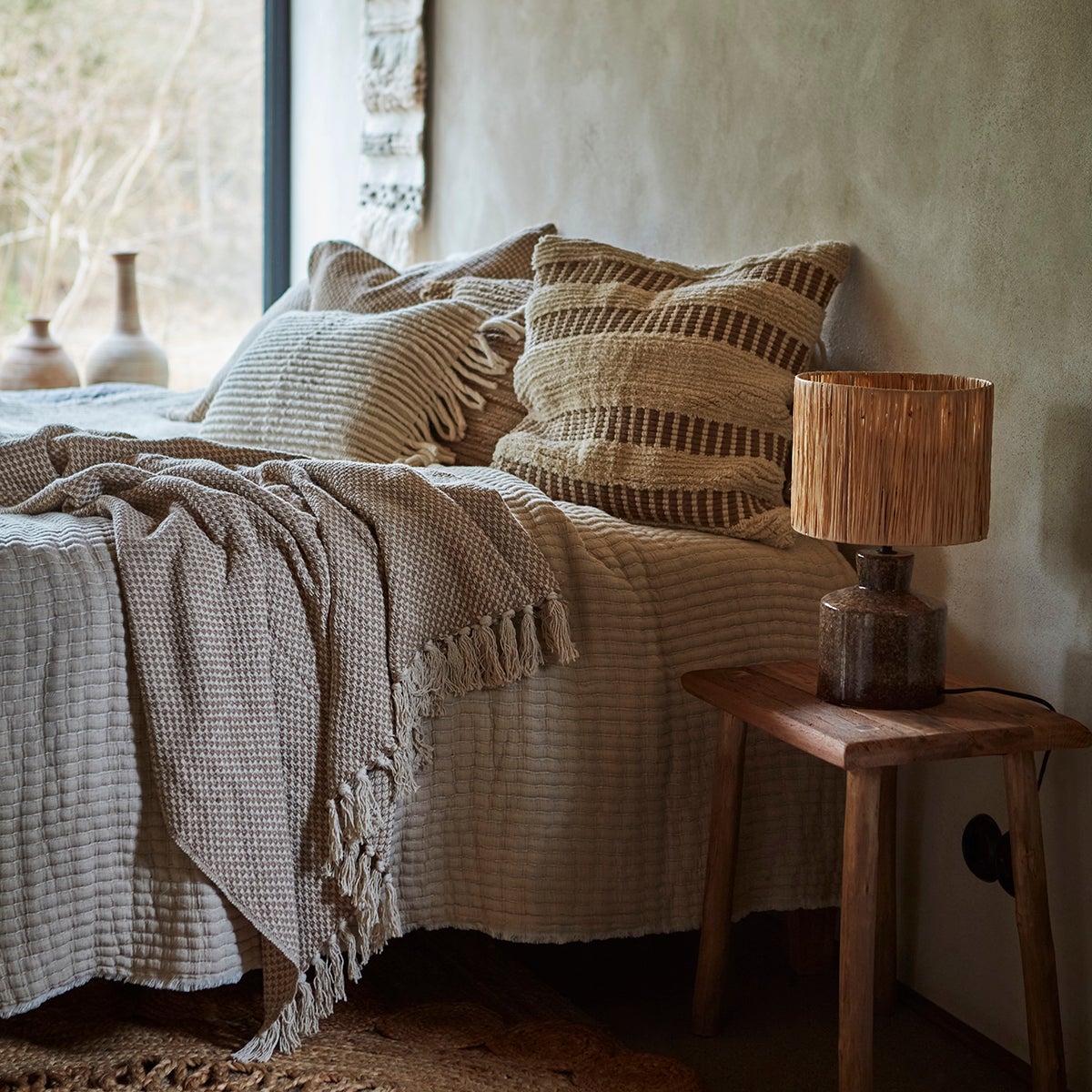  ANNA tyynynpäällinen luonnonvalkoinen/beige