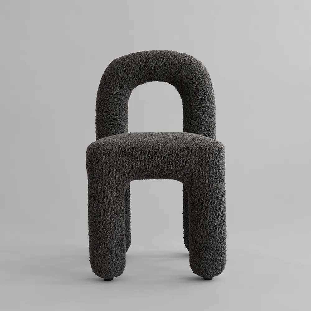  Daiku-ruokapöydän tuoli - Syvän harmaanruskea