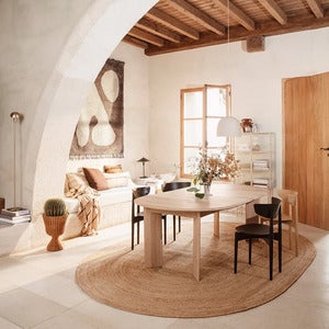 Eternal Oval Jute-matto 230x340 cm