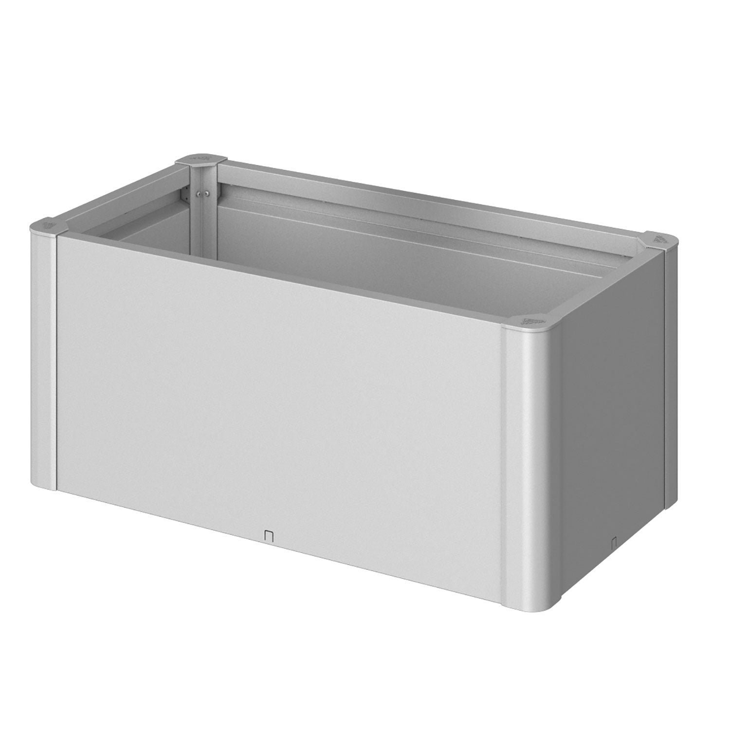 Belvedere istutusallas mini koko 100 metallic hopea