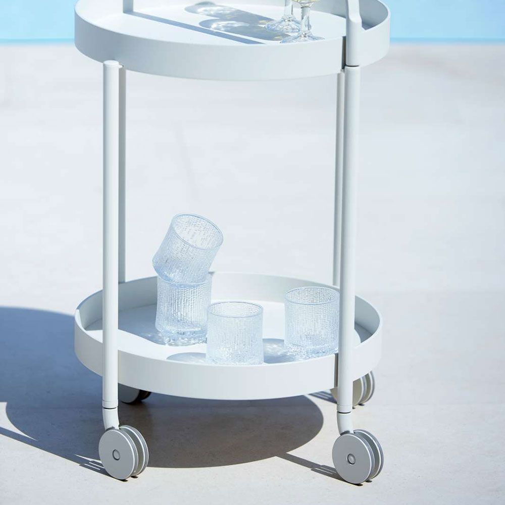 Roll Vaunu / Sivupöytä Valkoinen